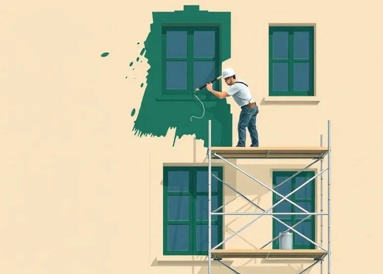 Ravalement de façade en pierre, nettoyage et application d'enduit